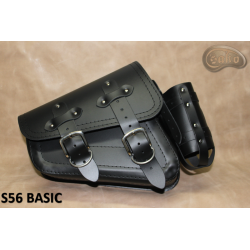 LEATHER SADDLEBAG S56 BASIC H-D SPORTSTER