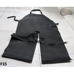 Grembiule protettivo in pelle  F15/macellaio/saldatore/cuoco/barbecue/fabbro/fabbro