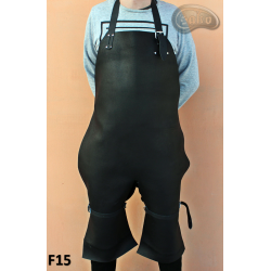 Tablier de protection en cuir F15/boucher/soudeur/cuisinier/barbecue/serrurier/forgeron
