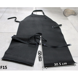 Grembiule protettivo in pelle  F15/macellaio/saldatore/cuoco/barbecue/fabbro/fabbro