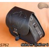 LEATHER SADDLEBAG S762 H-D DYNA  without bracket