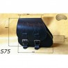 LEATHER SADDLEBAG S75 H-D SPORTSTER without bracket