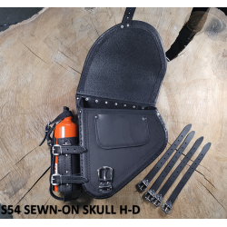 Sacoches Moto S54 SEWN-ON SKULL H-D SOFTAIL