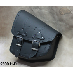 LEATHER SADDLEBAG S500 H-D SOFTAIL