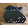 LEATHER SADDLEBAGS S12