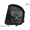 Bauletto per moto K1821 con serratura, tasche e sovrapposizioni