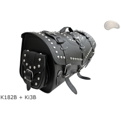 Roll Bag K1821 with lock, pockets and overlays