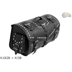 Bauletto per moto K1821 con serratura, tasche e sovrapposizioni