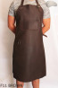 Grembiule protettivo in pelle F11 BROWN/macellaio/saldatura/cuoco/barbecue/fabbro