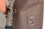 Grembiule protettivo in pelle F11 BROWN/macellaio/saldatura/cuoco/barbecue/fabbro