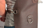 Grembiule protettivo in pelle F11 BROWN/macellaio/saldatura/cuoco/barbecue/fabbro