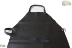 Grembiule protettivo in pelle F41/macellaio/saldatura/cuoco/barbecue/fabbro