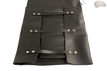 Coperta sacchetto / coltello BLACK MATTE CON CERNIERA LAMPO (modello 3)