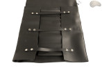 Coperta sacchetto / coltello BLACK MATTE CON CERNIERA LAMPO (modello 3)