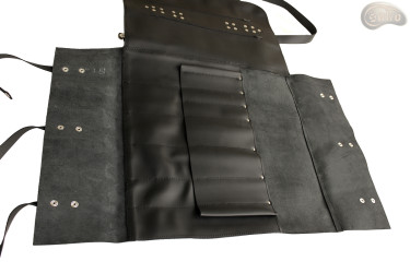 Coperta sacchetto / coltello BLACK MATTE CON CERNIERA LAMPO (modello 3)