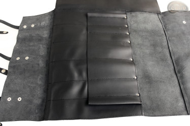 Coperta sacchetto / coltello BLACK MATTE CON CERNIERA LAMPO (modello 3)