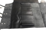 Coperta sacchetto / coltello BLACK MATTE CON CERNIERA LAMPO (modello 3)