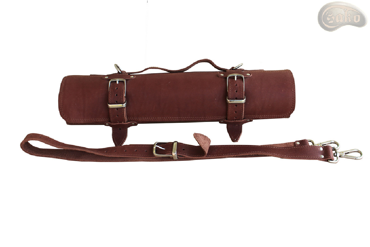 Borsa / custodia per coltelli COGNAC ( modello 2)