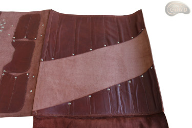 Borsa / custodia per coltelli COGNAC ( modello 2)