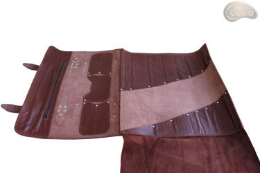 Borsa / custodia per coltelli COGNAC ( modello 2)