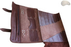 Borsa / custodia per coltelli COGNAC ( modello 2)