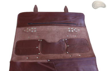 Borsa / custodia per coltelli COGNAC ( modello 2)
