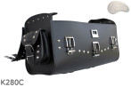 Bauletto per moto K280 con serratura, tasche e sovrapposizioni