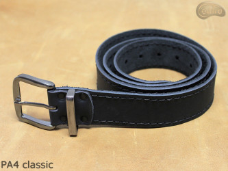 Cintura per pantaloni classica e universale in pelle PA4