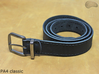 Cintura per pantaloni classica e universale in pelle PA4