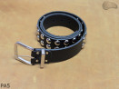 Cintura per pantaloni/gonna in pelle PA5 con rivetti decorativi da 14 mm