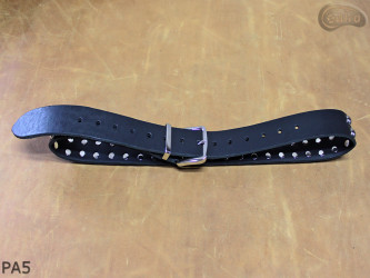 Cintura per pantaloni/gonna in pelle PA5 con rivetti decorativi da 14 mm
