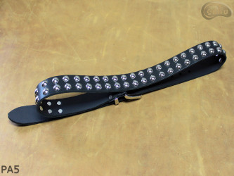 Cintura per pantaloni/gonna in pelle PA5 con rivetti decorativi da 14 mm