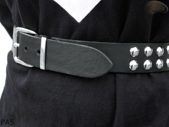 Cintura per pantaloni/gonna in pelle PA5 con rivetti decorativi da 14 mm