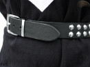 Cintura per pantaloni/gonna in pelle PA5 con rivetti decorativi da 14 mm