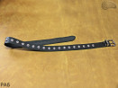 Cintura per pantaloni/gonna in pelle PA6 con rivetti decorativi da 17 mm