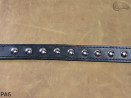 Cintura per pantaloni/gonna in pelle PA6 con rivetti decorativi da 17 mm