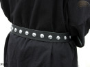 Cintura per pantaloni/gonna in pelle PA6 con rivetti decorativi da 17 mm