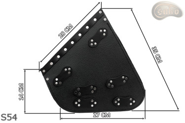 Borsa da moto S54 GRIM REAPER H-D SOFTAIL