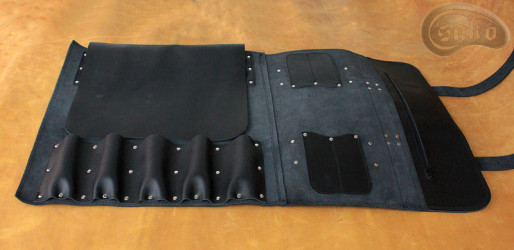 Coperta sacchetto / coltello   PELLE FIORE( modello 4)