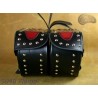 LEATHER SADDLEBAGS S04 FLAME  **TO REQUEST**