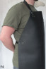 Grembiule protettivo in pelle F4/macellaio/saldatura/cuoco/barbecue/fabbro