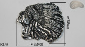 Fibbia della cintura decorativa KL9
