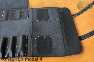 Coperta sacchetto / coltello PELLE FIORE PUNISHER( modello 4)
