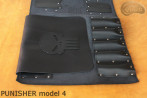 Coperta sacchetto / coltello PELLE FIORE PUNISHER( modello 4)