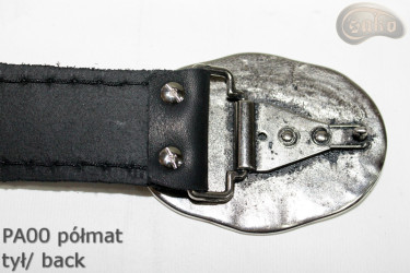 Cintura per pantaloni in pelle PA00 senza fibbia, kit di riparazione senza fibbia