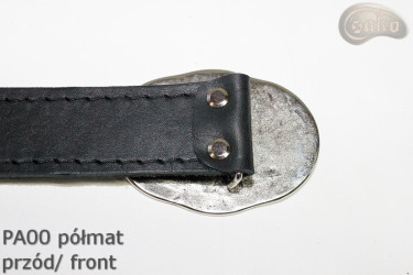 Cintura per pantaloni in pelle PA00 senza fibbia, kit di riparazione senza fibbia