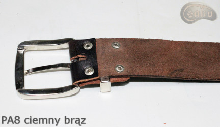 Cintura per pantaloni in pelle testa di moro PA8