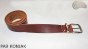 Cintura per pantaloni in pelle PA9 color cognac