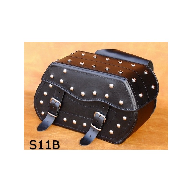 LEATHER SADDLEBAGS S11