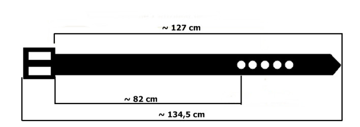 Cintura per pantaloni in pelle PKL11